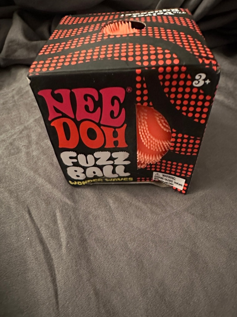 Nee Doh Fuzz Ball Kids Sensory Toy - Orange